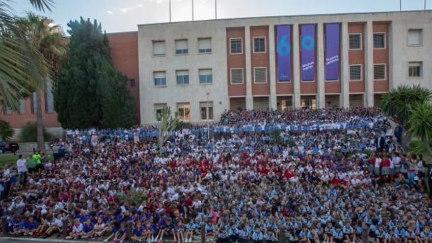 Celebración del reciente 60 aniversario del colegio Jesuitas en Alicante.