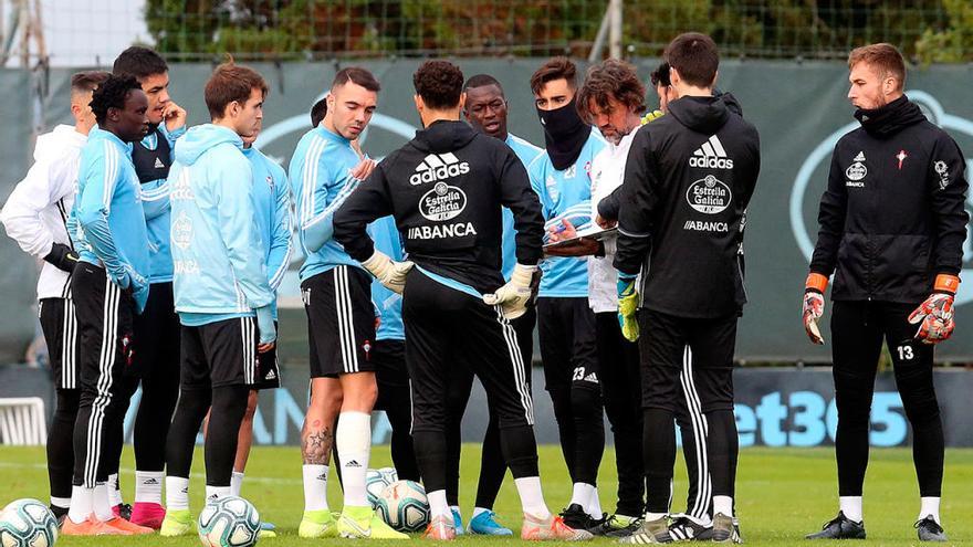 Entrenamiento del Celta en A Madroa // MARTA G. BREA