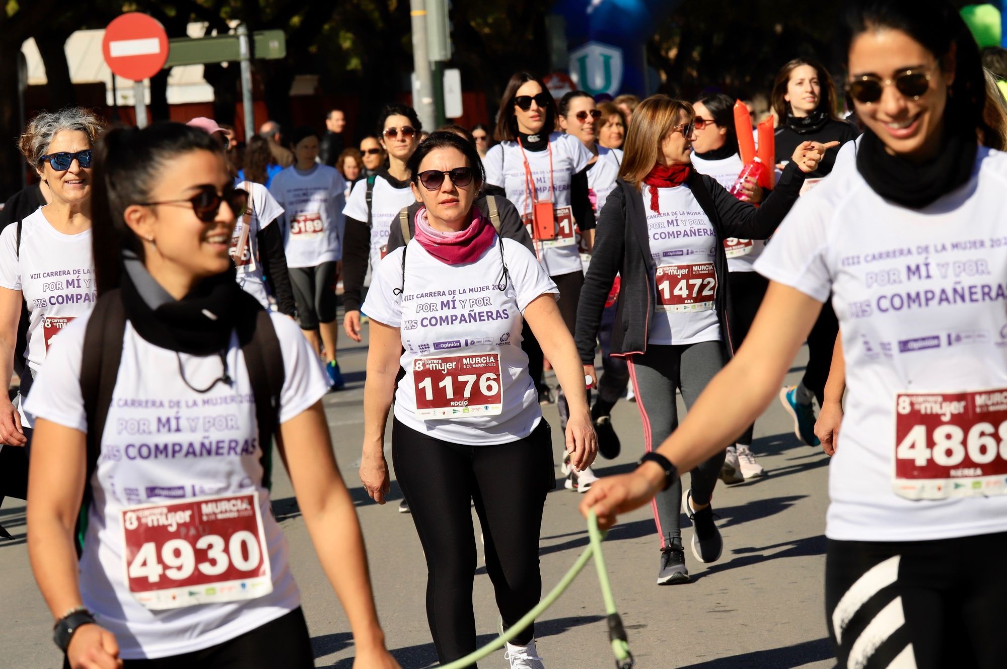 La salida y el recorrido de la Carrera de la Mujer 'inmortalizados' en imágenes