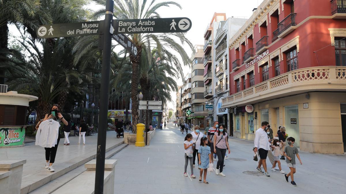 La calle Corredora, en Elche