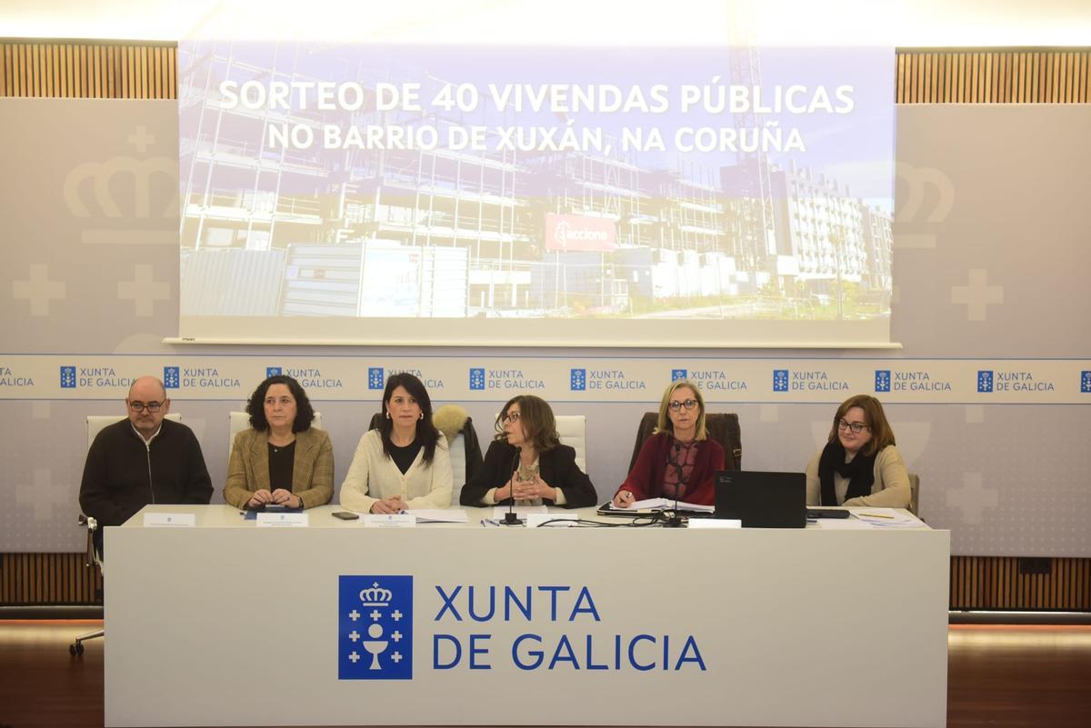 Sorteo de 40 viviendas públicas de la Xunta en Xuxán, A Coruña