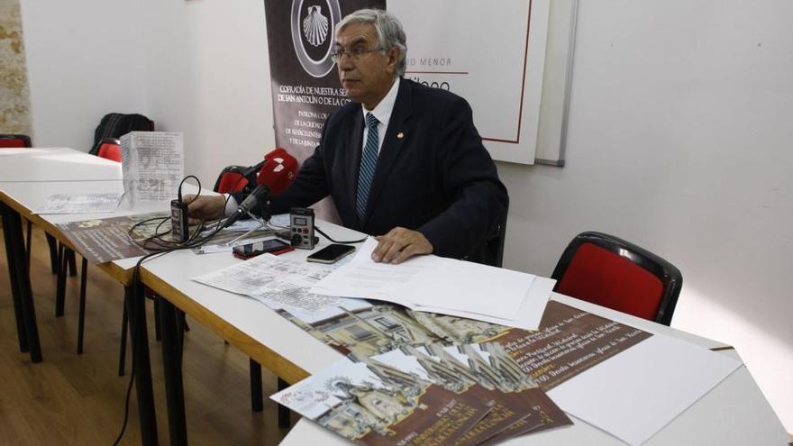 Florián Ferrero durante la presentación de los actos.