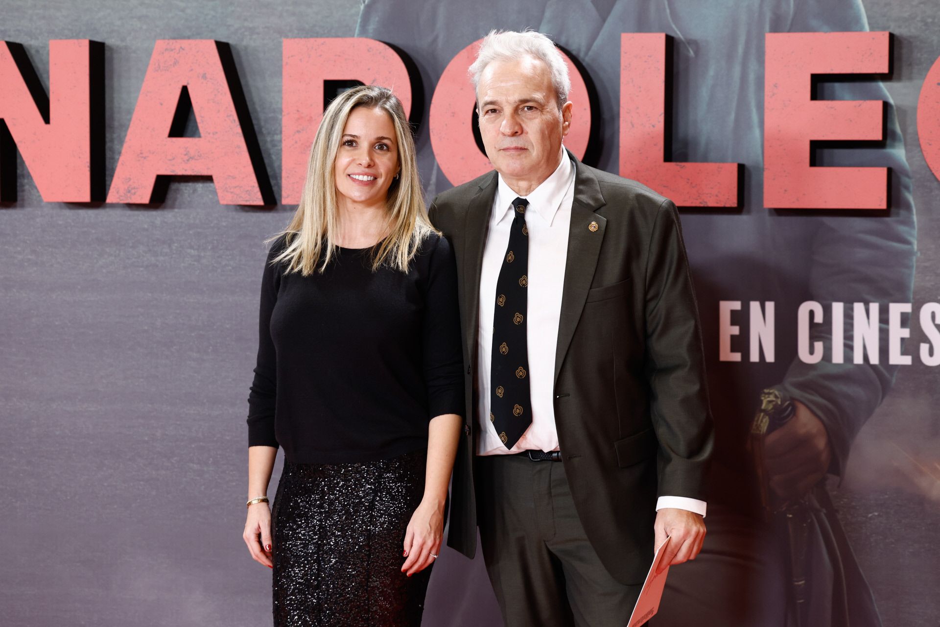 David Summers y Christine Cambeiro en el estreno de la película 'Napoleón'