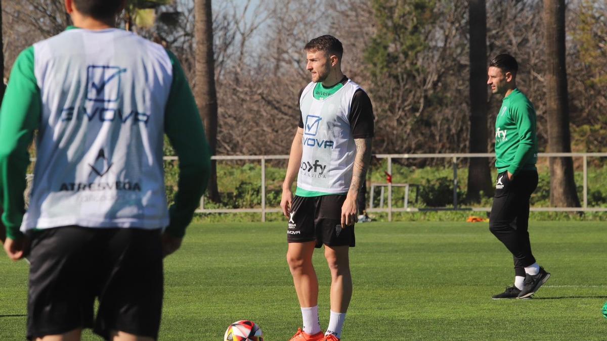 Antonio Casas, durante una sesión de trabajo en la Ciudad Deportiva.