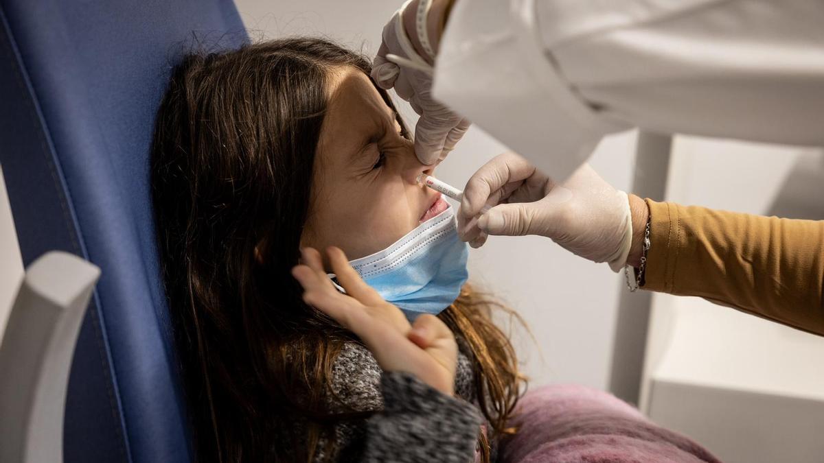 Vacunación de la gripe sin cita previa en el hospital Provincial de Zaragoza.
