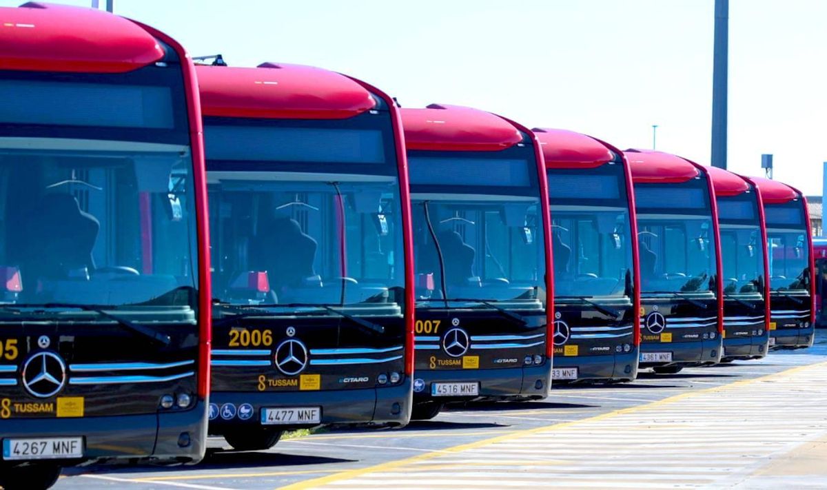 Nuevos autobuses de Tussam.