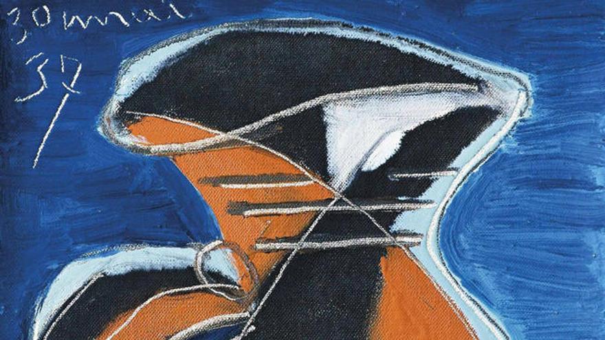 Fotografía facilitada por Christie&#039;s del cuadro de Picasso &#039;Jarra naranja y azul&#039;.