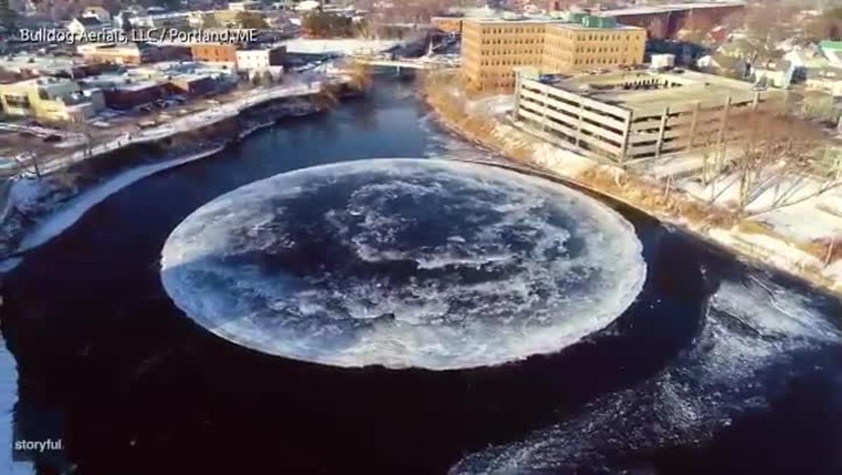 Este disco de hielo ha impactado a los EEUU