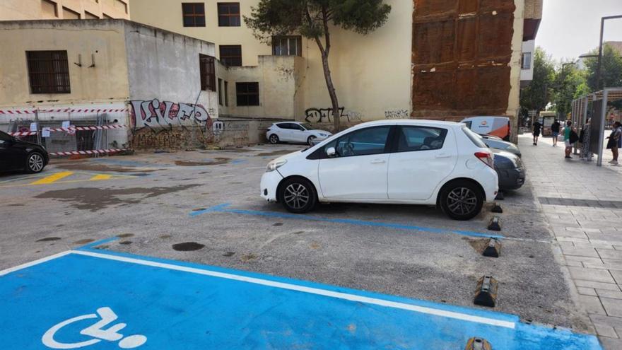 Los coches ya pueden aparcar en el solar de Santa Margarita