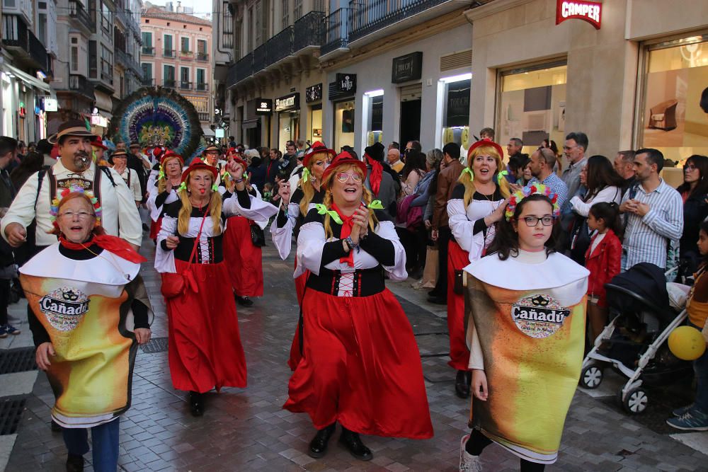 Sábado de carnaval en Málaga