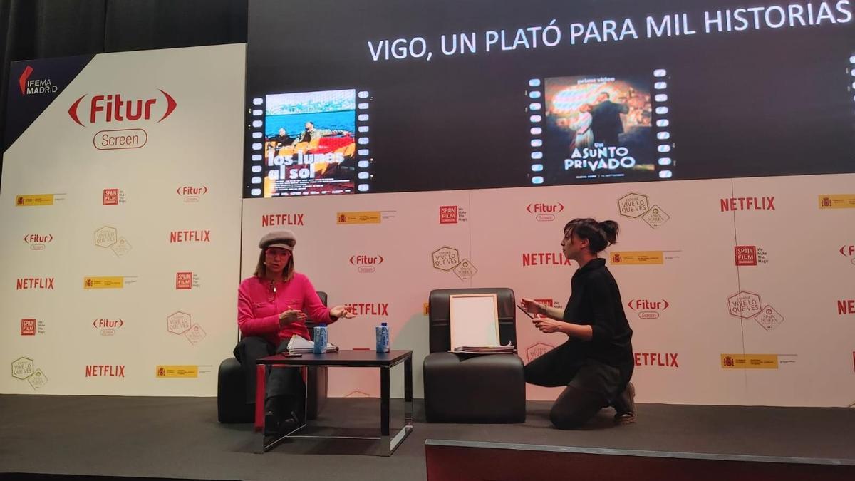 Un momento durante la presentación en Fitur.