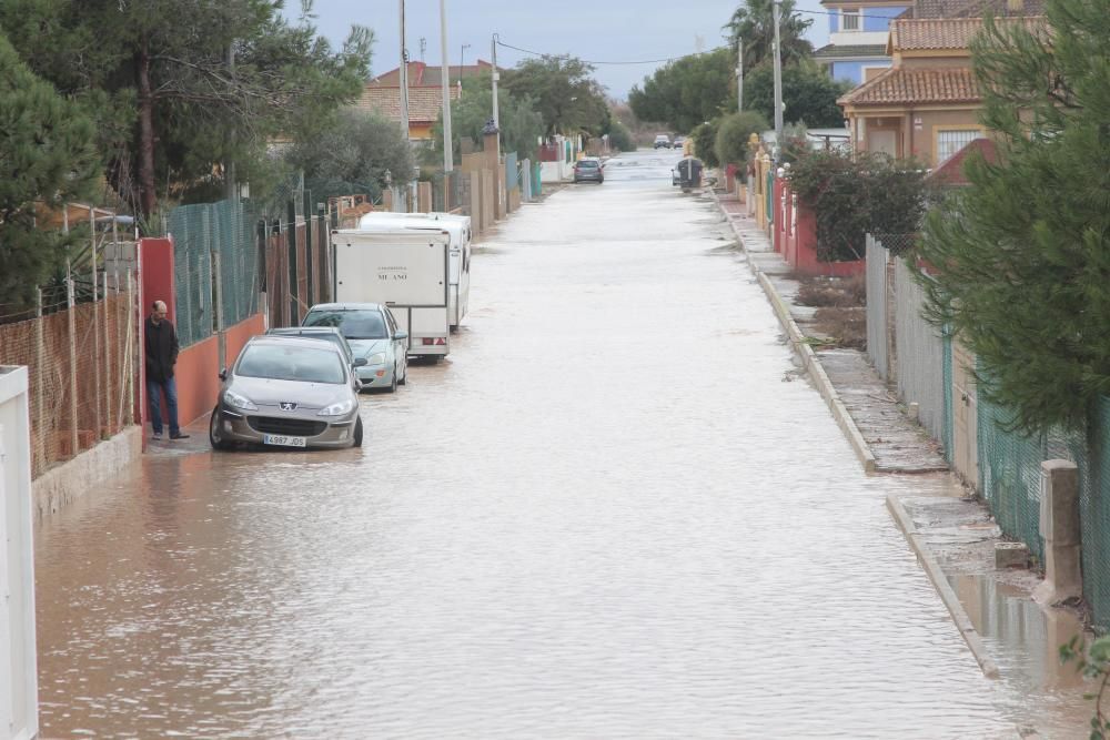 Lluvias en la rambla del Albujón