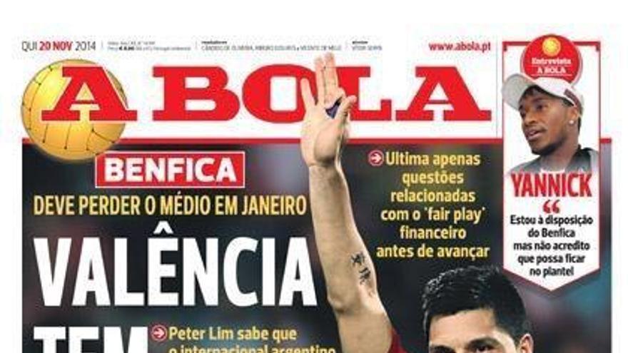 Benfica pide 30 millones por Enzo Pérez