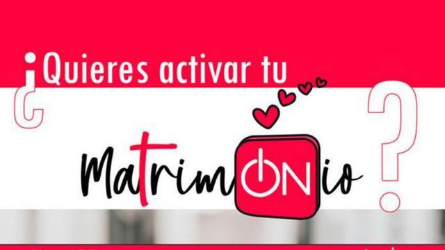 Captura de la aplicación “MatrimONio”. |