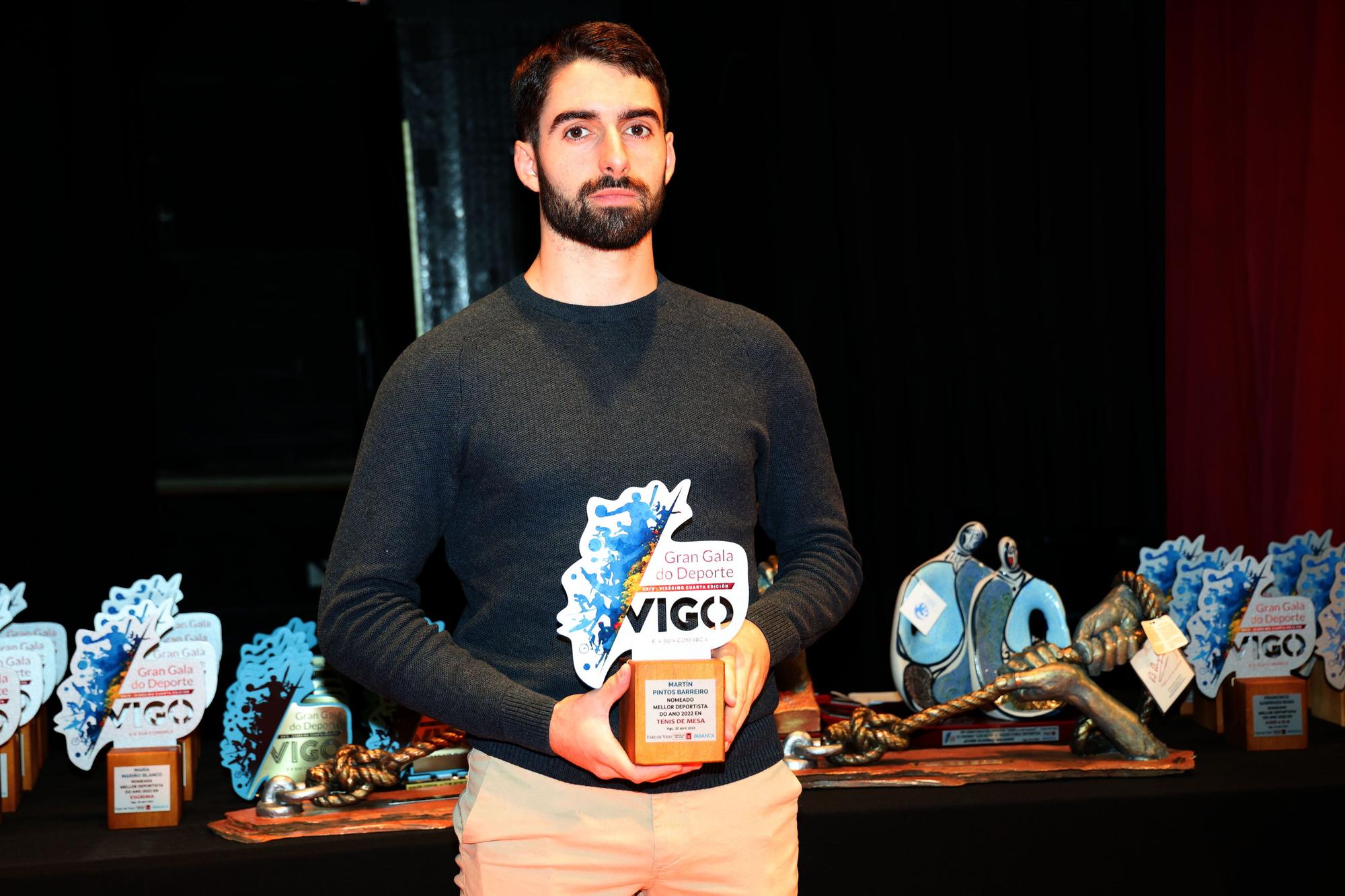 Martín Pintos, jugador de tenis de mesa