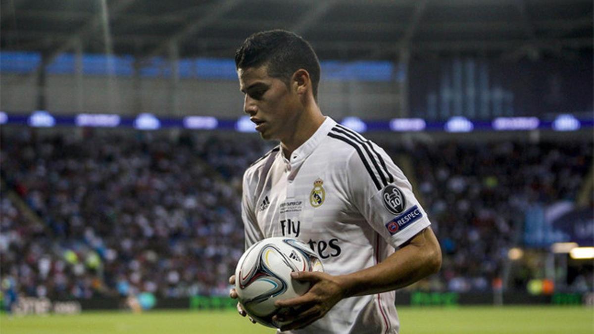 James, titular ante el Atlético