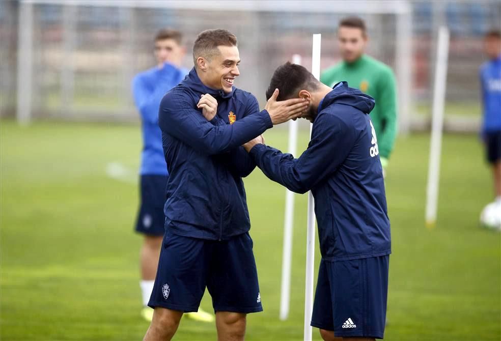 Sesión de entrenamiento del Real Zaragoza