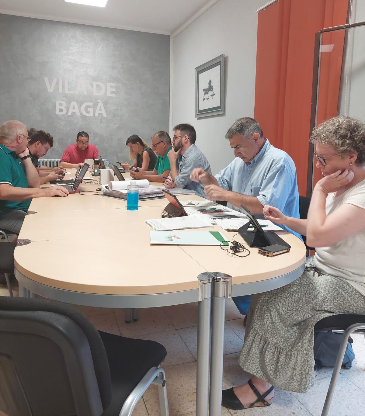 La reunió del ple de l&#039;Ajuntament de Bagà