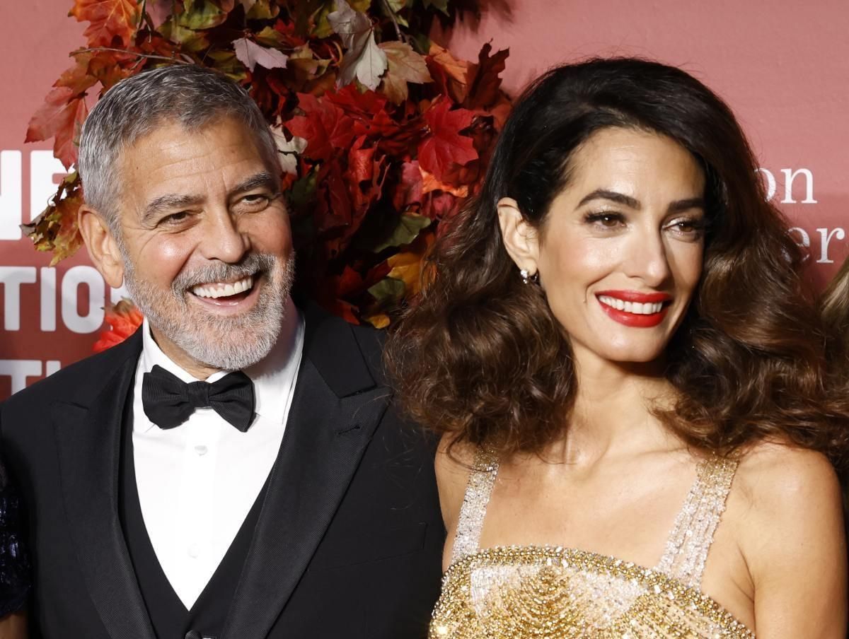 George Clooney y Amal Clooney en los Albie Awards