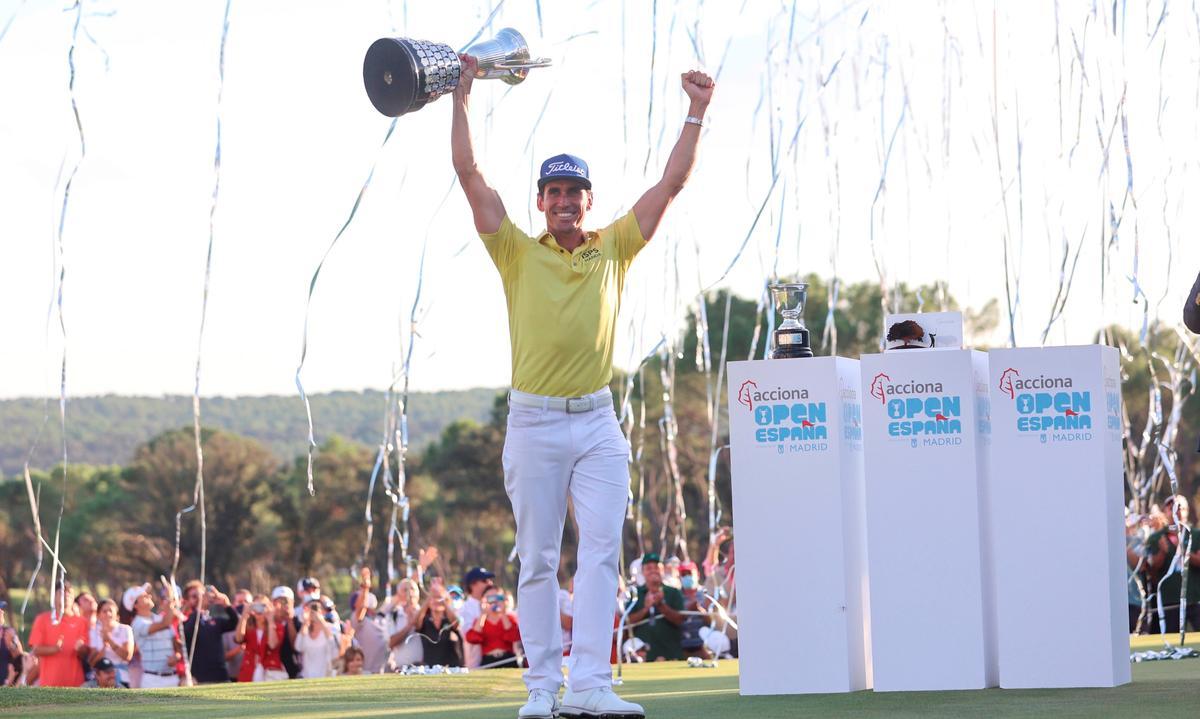 Rafa Cabrera Bello se proclamó campeón del Open de España en un emocionante final
