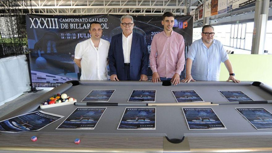 Presentación del XXXIII Campeonato Gallego de Billar Pool de Lalín. | Bernabé/Javier Lalín