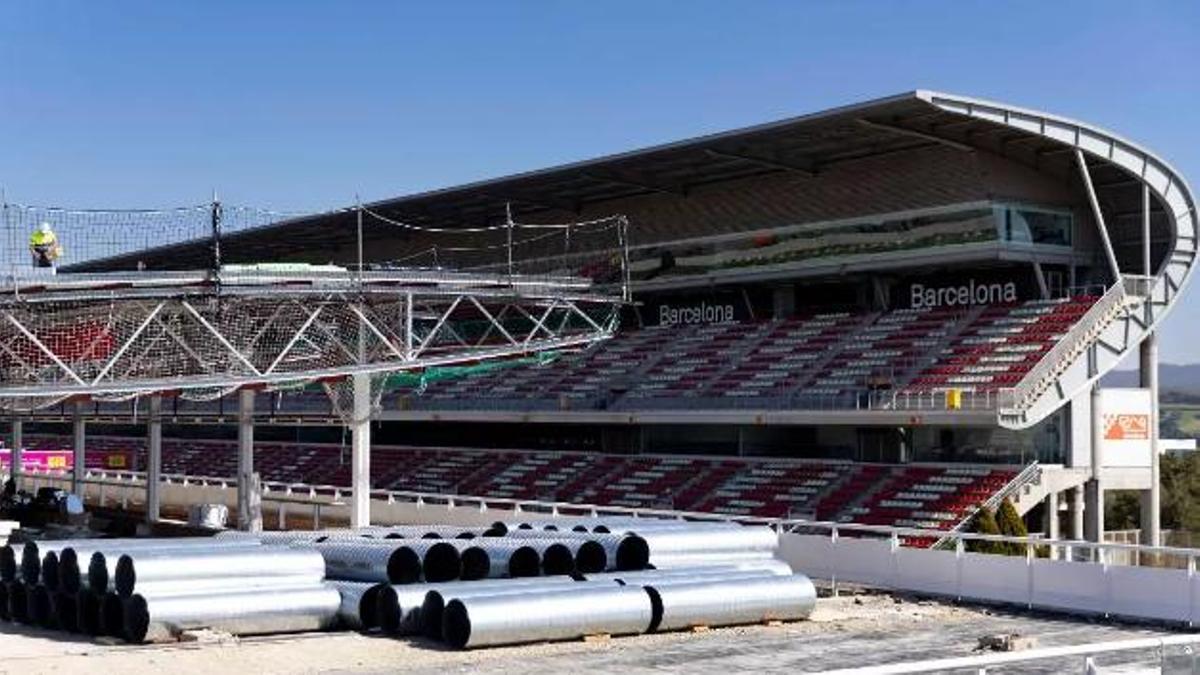 Las obras ques está acometiendo el Circuit De Catalunya, este mes