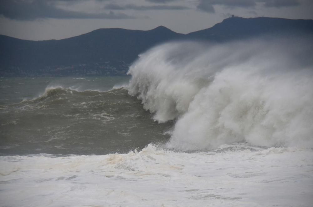 Efectes del temporal a l''Escala