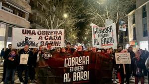 Manifestación contra el desalojo de LObrera
