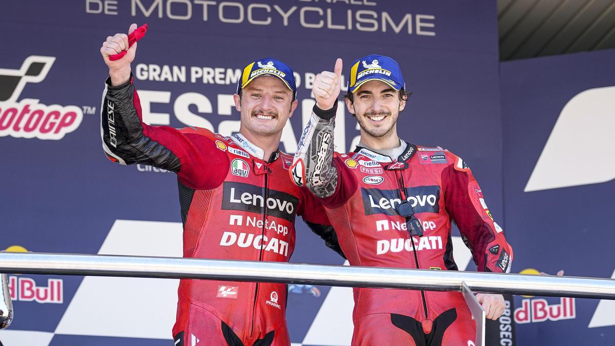 Victoria de Jack Miller en el GP de España y liderato de Bagnaia.