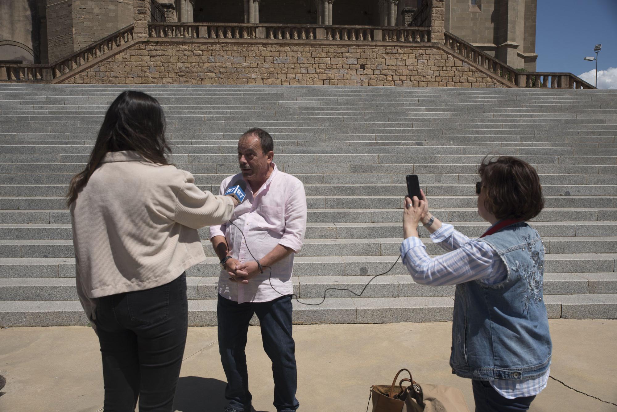 La cara divertida de  la foto dels candidats de Regió7