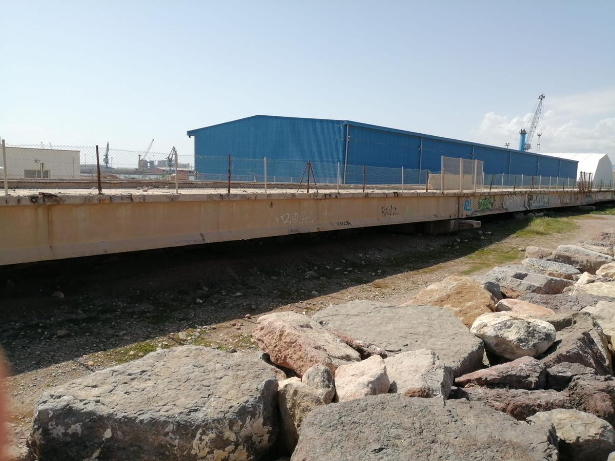 Vista de la zona, antes de la remodelación.
