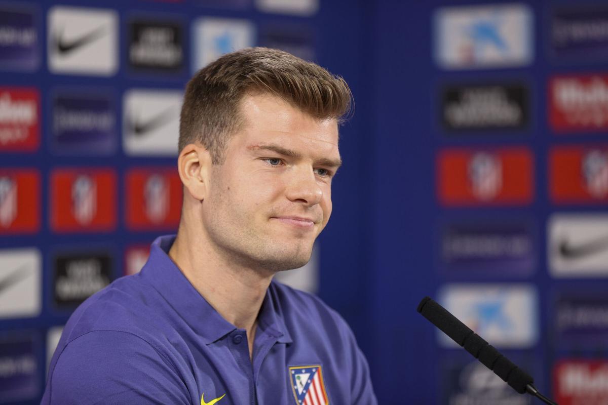 El delantero noruego del Atlético de Madrid Alexander Sørloth.