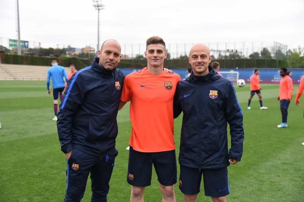 Entrenament del Barça juvenil