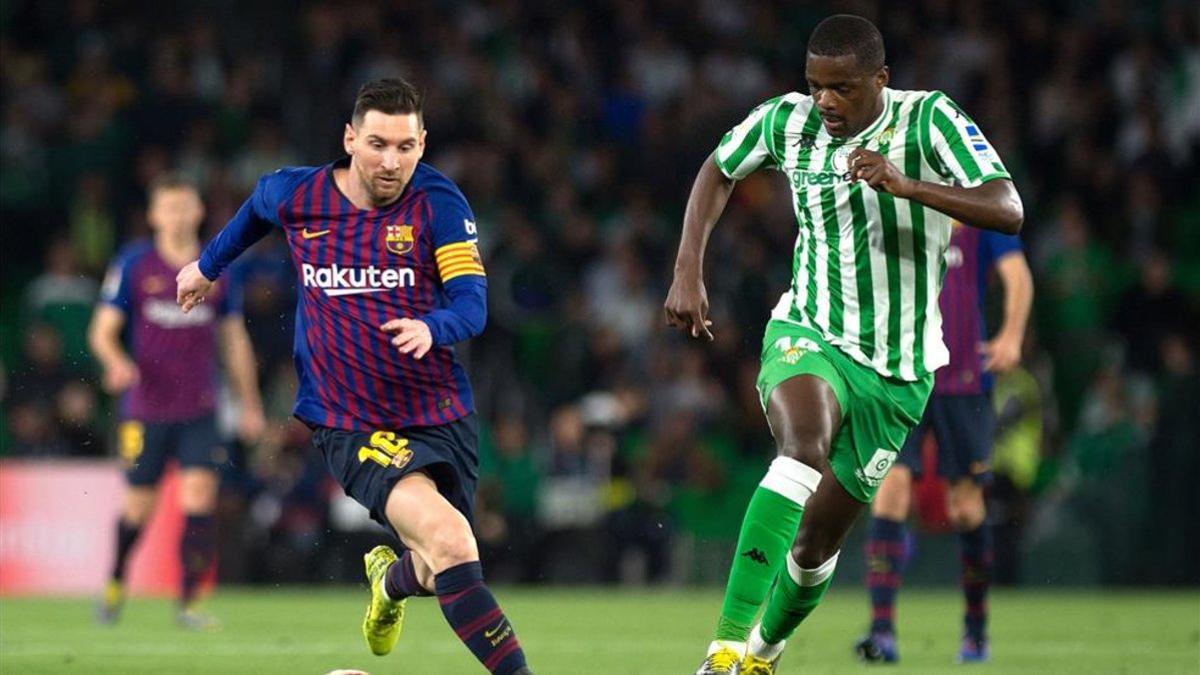 Carvalho, durante el partido ante el Barça la temporada pasada