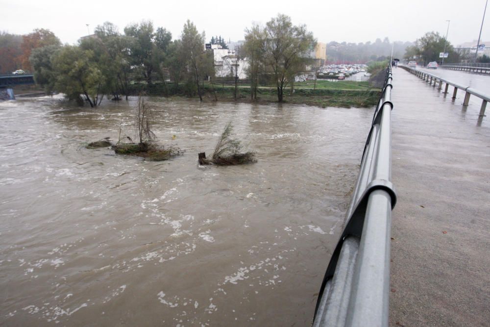 Pluges a Girona.