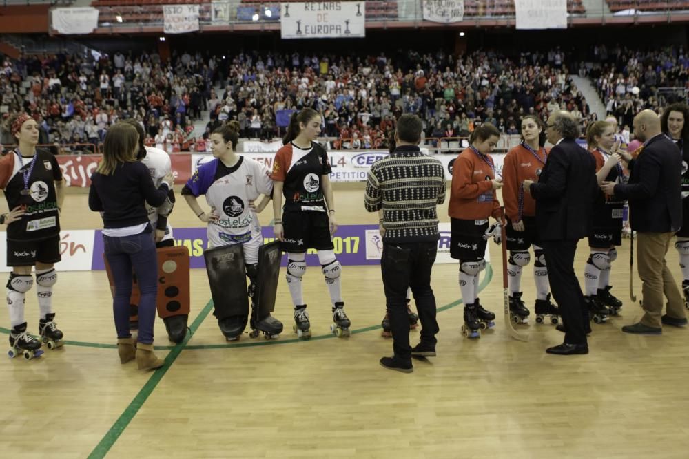 Final de la Copa de Europa de hockey en el Palacio de Deportes de La Guía.