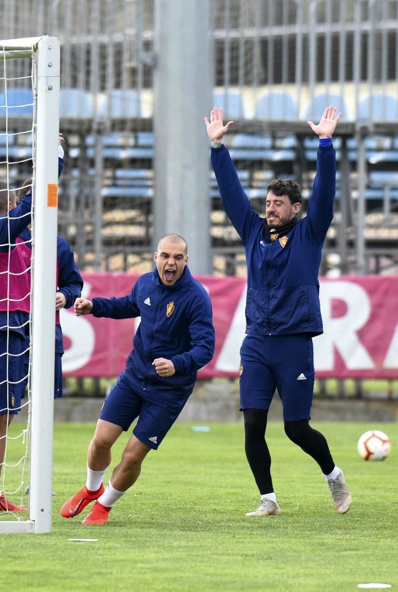 El Zaragoza se entrena