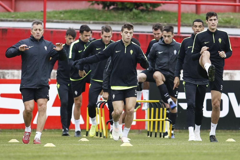 Entrenamiento del Sporting