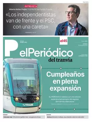 Portada del domingo 14 de abril de 2024