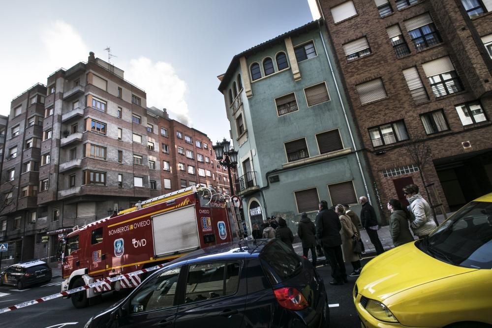 Incendio en Ciudad Naranco .