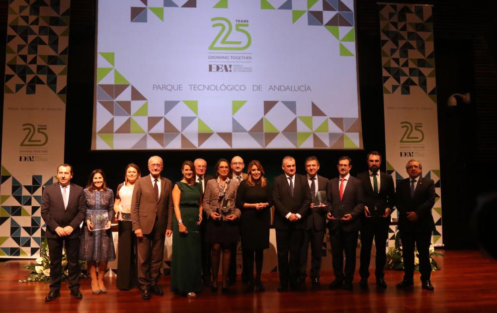 El Palacio de Congresos de Málaga acoge el acto institucional de celebración del aniversario de la tecnópolis malagueña, con la presencia de la presidenta de la Junta