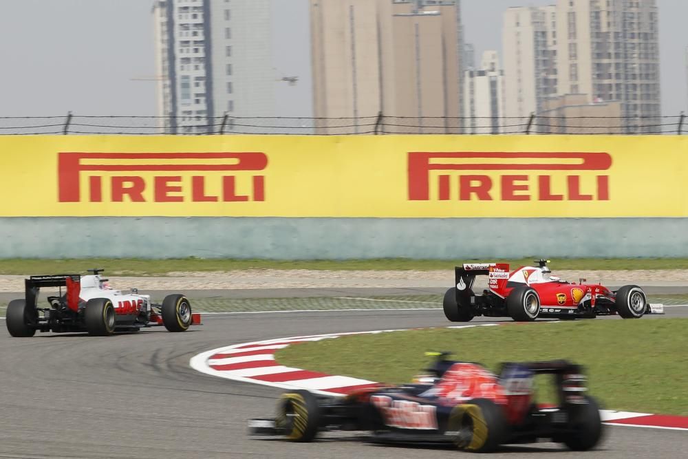 Las mejores imágenes de la carrera en el circuito de Shanghái.