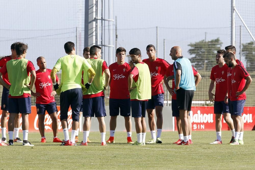 Entrenamiento del Sporting