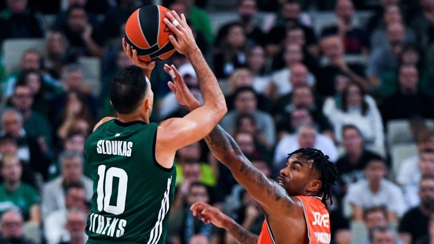 Panathinaikos castiga las carencias del tiro