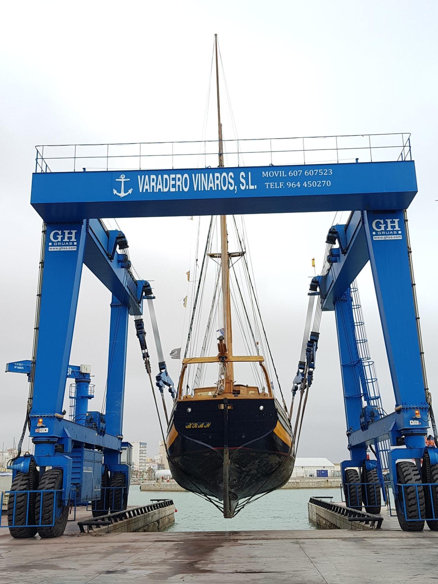 De un bote de remos a una goleta que tiene 120 años de historia