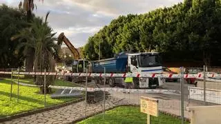 Obras de reforma del Paseo Marítimo de Palma: Las excavadoras empiezan a levantar el pavimento para desviar el tráfico