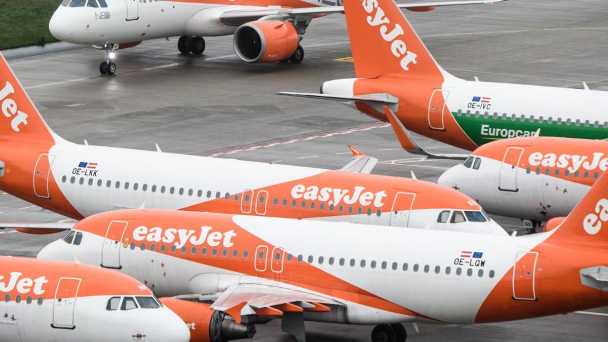 Aviones de EasyJet.