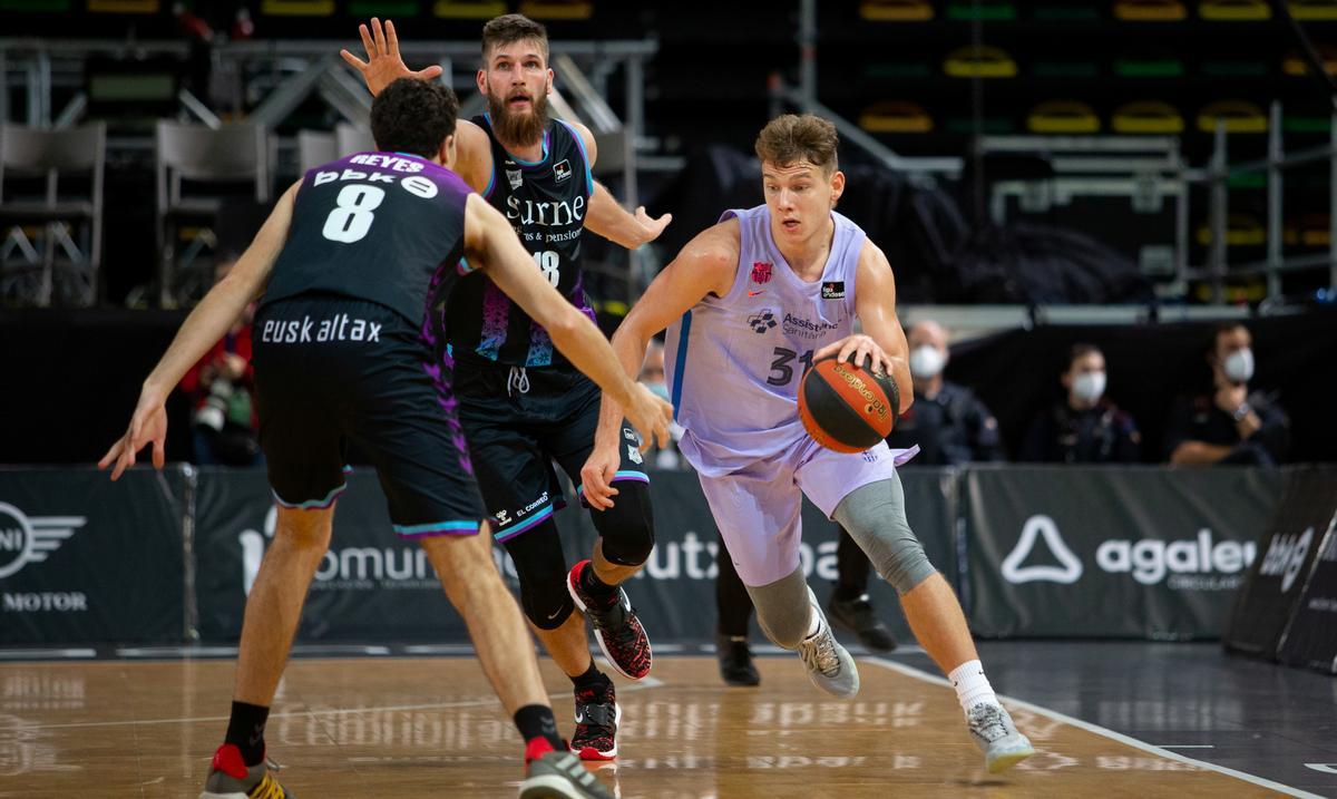 Jokubaitis está dando muy buenos minutos a la dirección del Barça