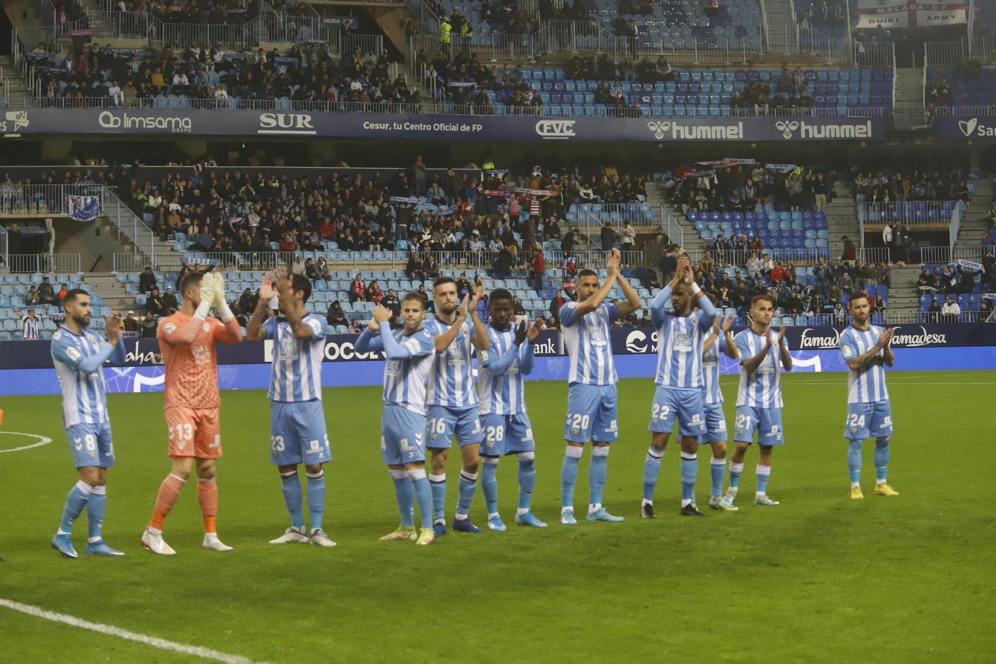 El Málaga CF - Granada CF, en imágenes