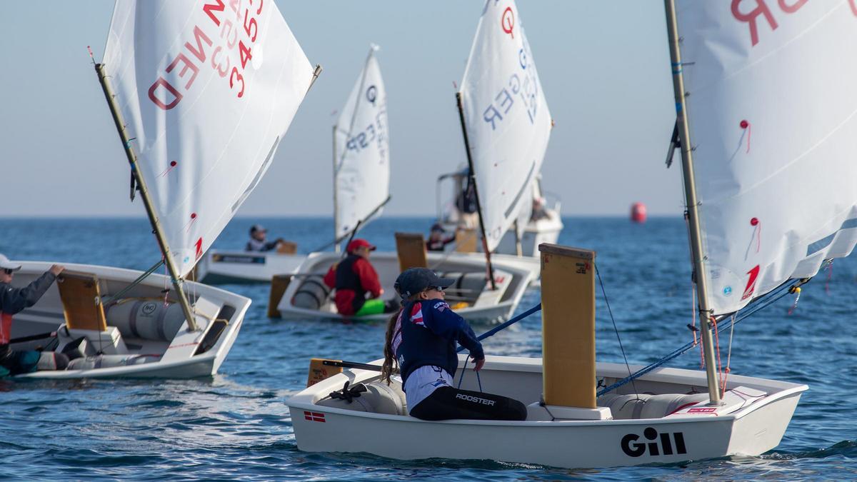 La XVI Euromarina Optimist Torrevieja se ha extendido durante cuatro jornadas